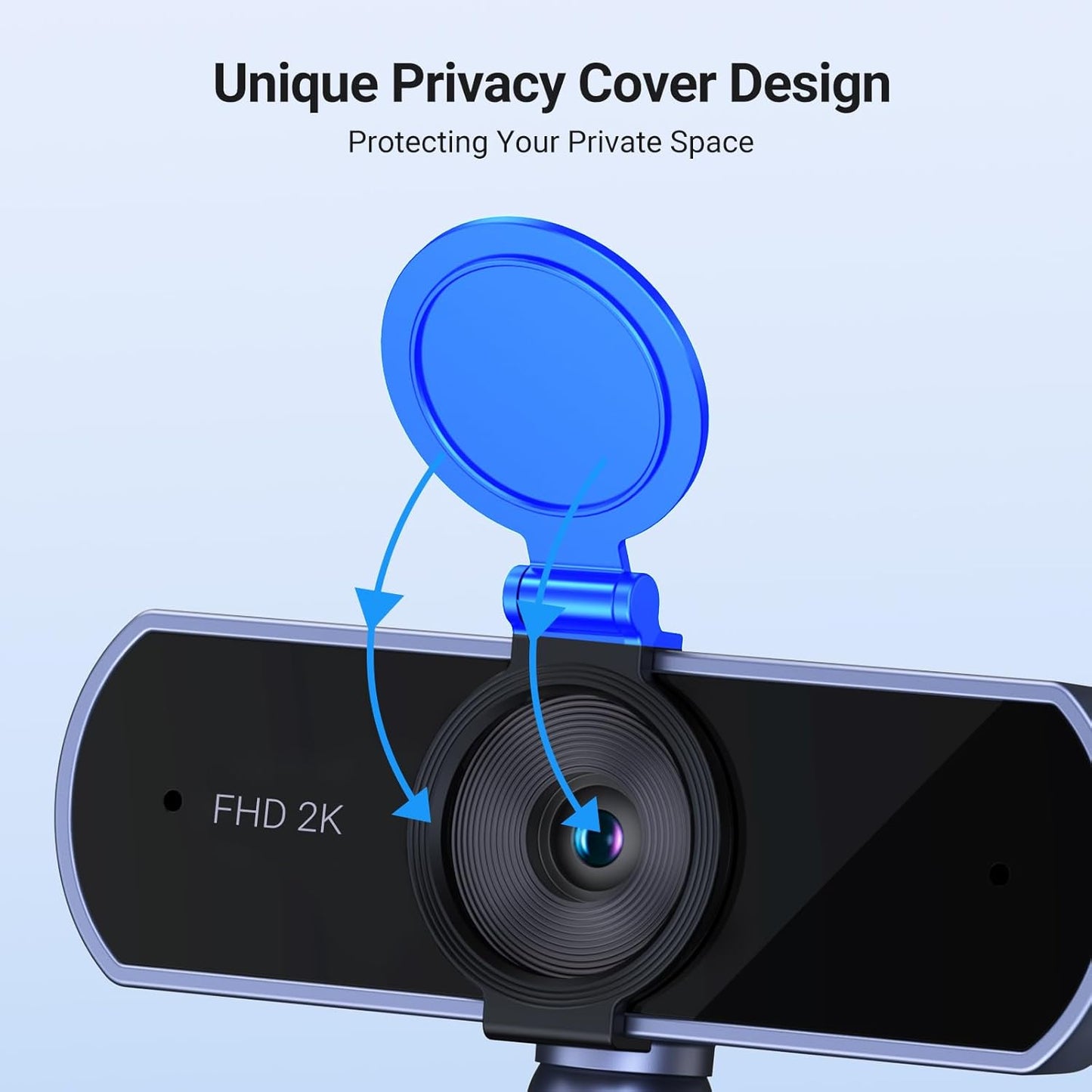 Ugreen 25442 CM717 USB Full HD 1080P Webcam, 2K