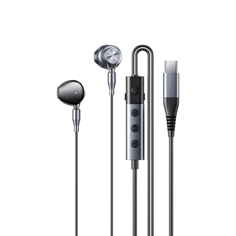 Remax RM-707A Type-C Wired Earphones with HD Sound and Mic