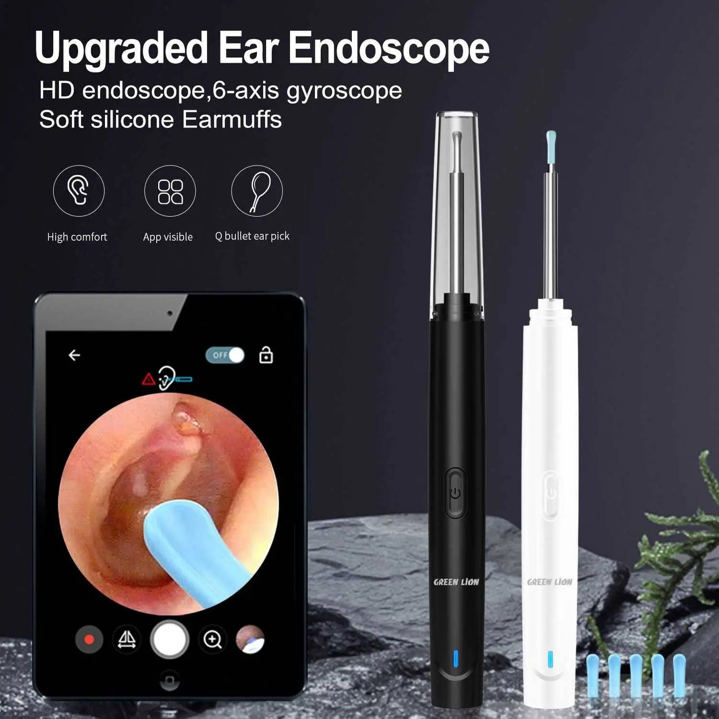 Green Lion Visual Earwax Removal Tool
