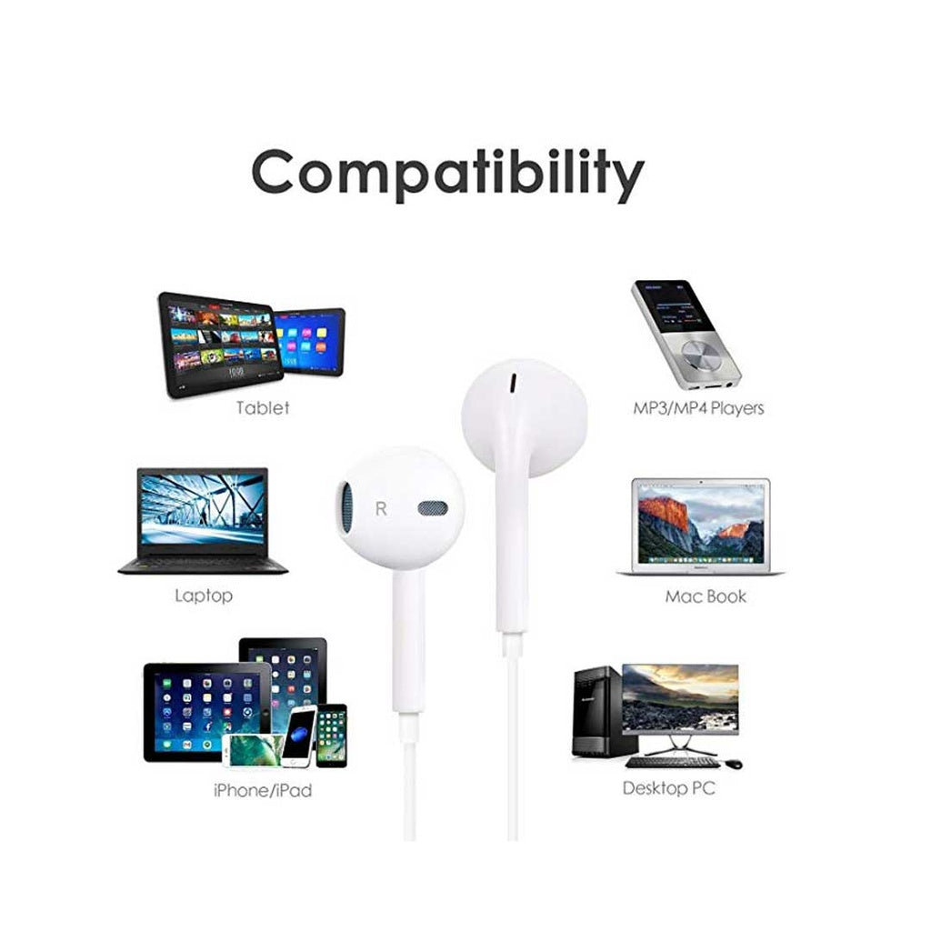 WiWU EB101 3.5mm Earbuds-White