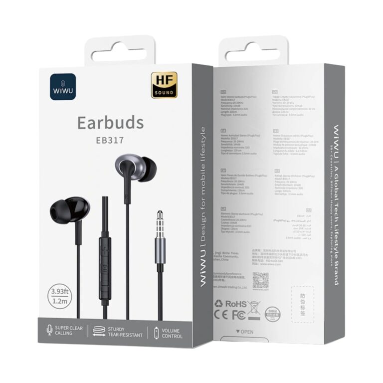 WIWU EB317 3.5mm Stereo Wired Earphones