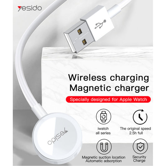 Yesido DS36 5W Magnetic Watch Charging Cable - 1 Meter