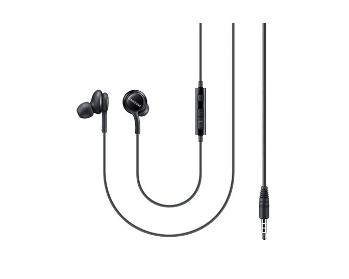 Samsung EO-IA500 3.5mm Wired Earphones, Black, AKG-Tuned, Mic, Korea Version