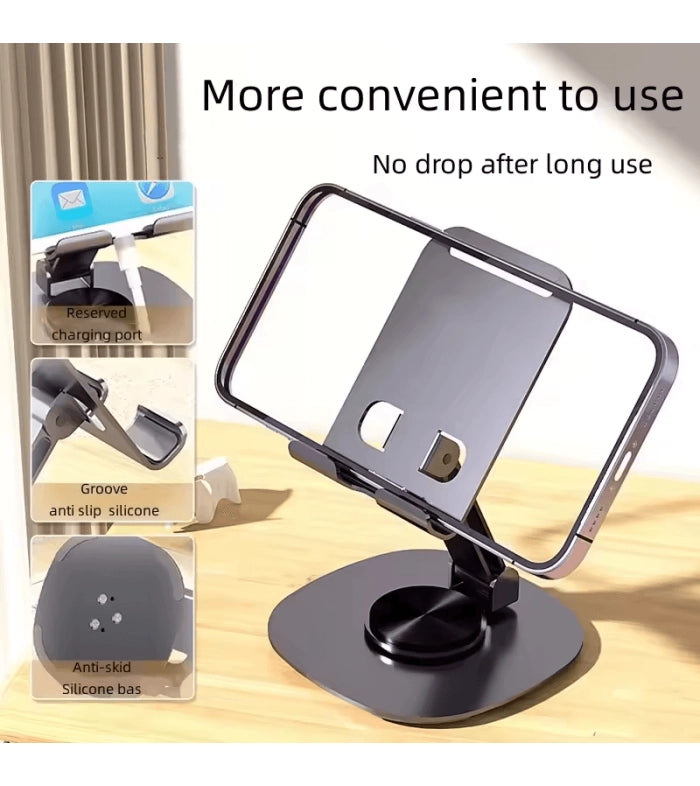 ZM-0113H Adjustable Phone Stand Sleek, Sturdy, Designed for Daily Use.