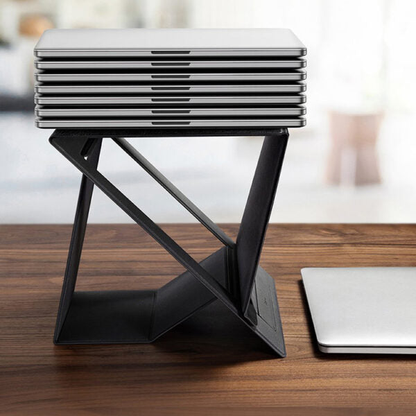 Baseus Ultra High Folding Laptop Stand, Adjustable Ergonomic Desk Riser for 11–16 Inch Laptops