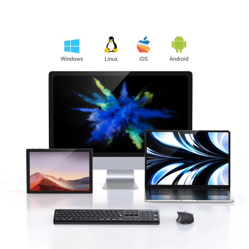 Ugreen MK006 Wireless Keyboard & Mouse Combo, 2.4GHz