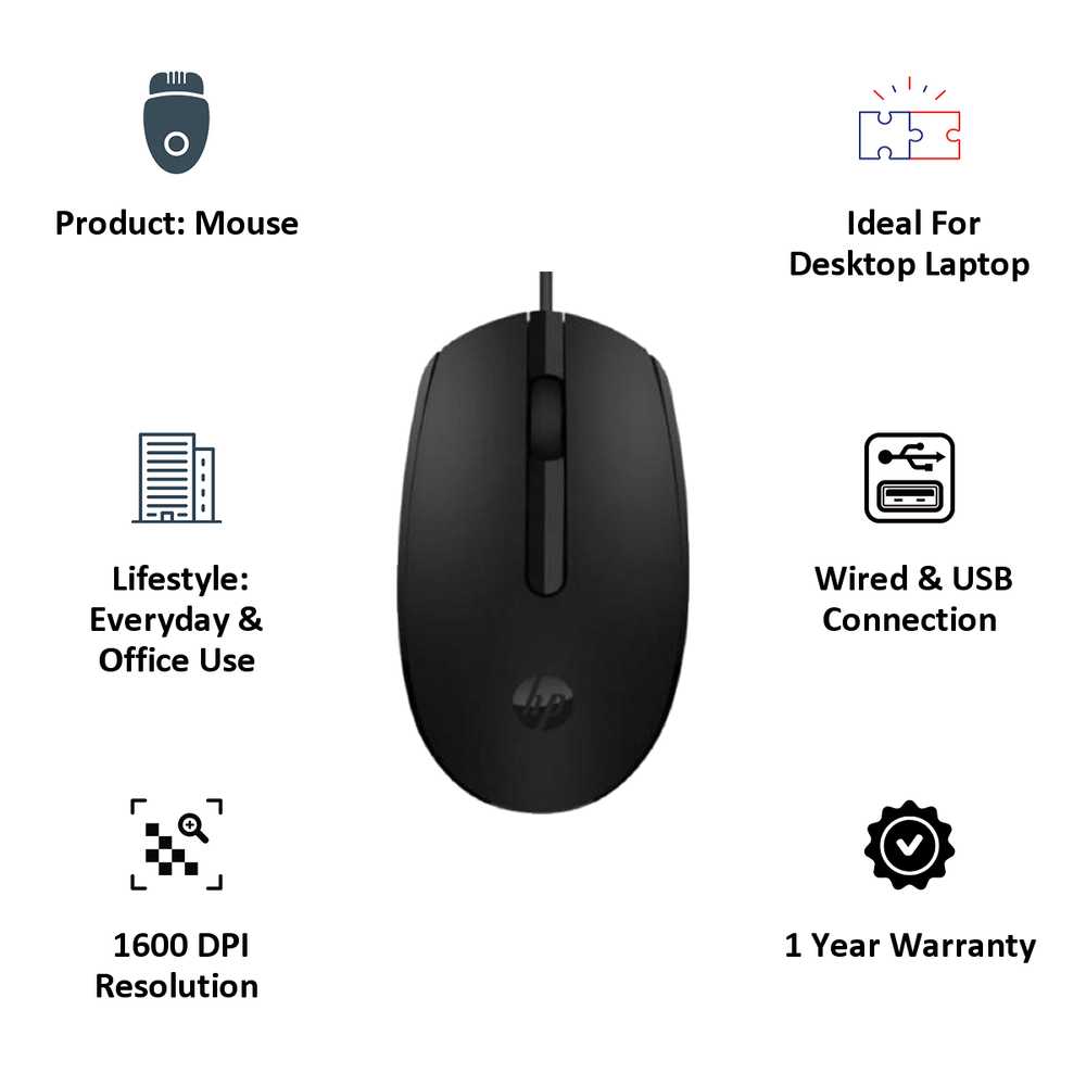 HP M10 Wired Mouse -original