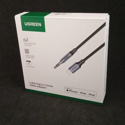 UGREEN 70862 Lightning (i-Phone) to 3.5mm Audio Adapter
