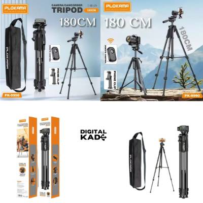PLOKAMA PK-9990 Tripod –180cm Professional Stand for Cameras