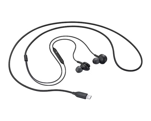 Samsung EO-IC100 Type-C Earphones, Black, AKG-Tuned Sound, China Version