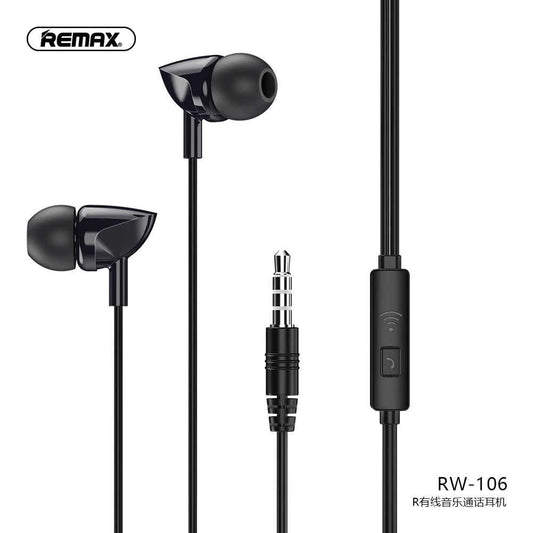 Remax RW-106 In-Ear Wired Earphones with Mic