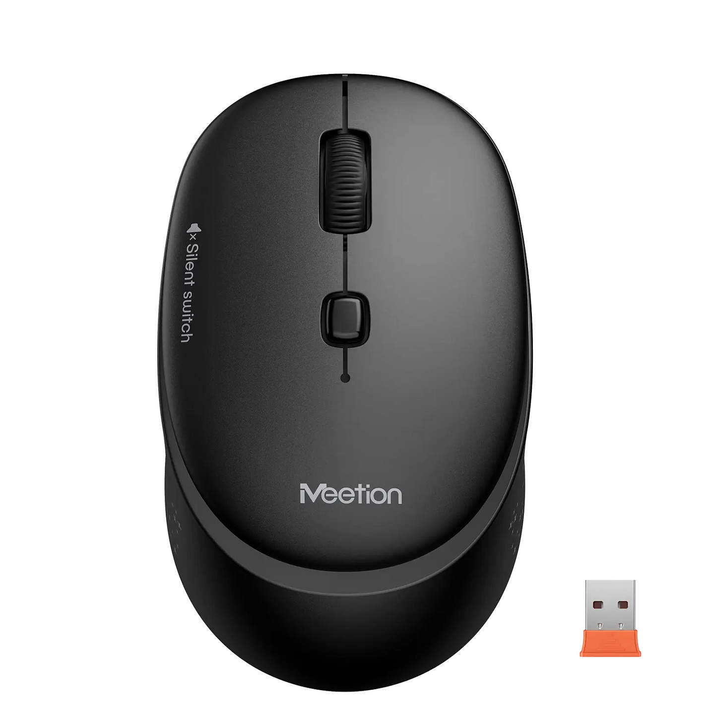 Meetion R571 Silent Wireless Mouse, Ergonomic Design with Adjustable DPI