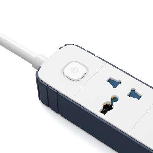 WIWU Wi-S007 PS422 20W GaN 8 in 1 Compact Power Strip with USB-C & AC Outlets