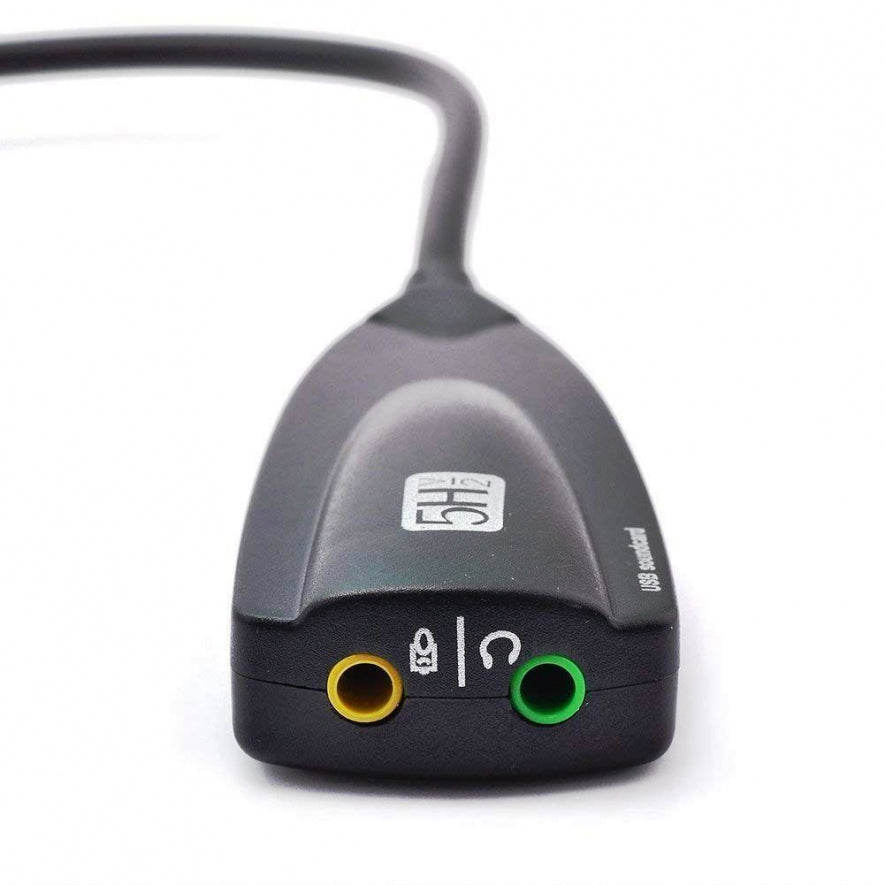 Surround Virtual 7.1 3D USB 2.0 Steel Sound Card 5Hv2