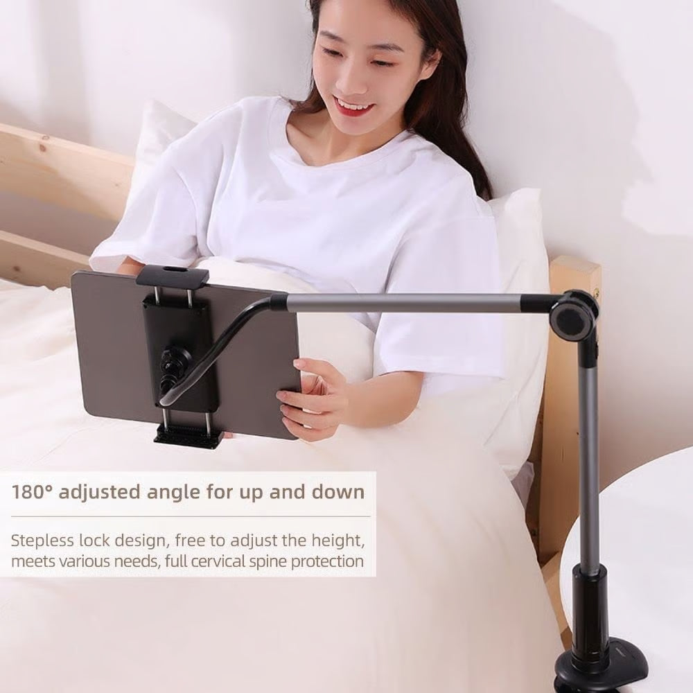 Joyroom JR-ZS263 360° Adjustable Lazy Phone & Tablet Holder – Universal Desk & Bed Stand for TikTok, Live Streaming, Video Calls