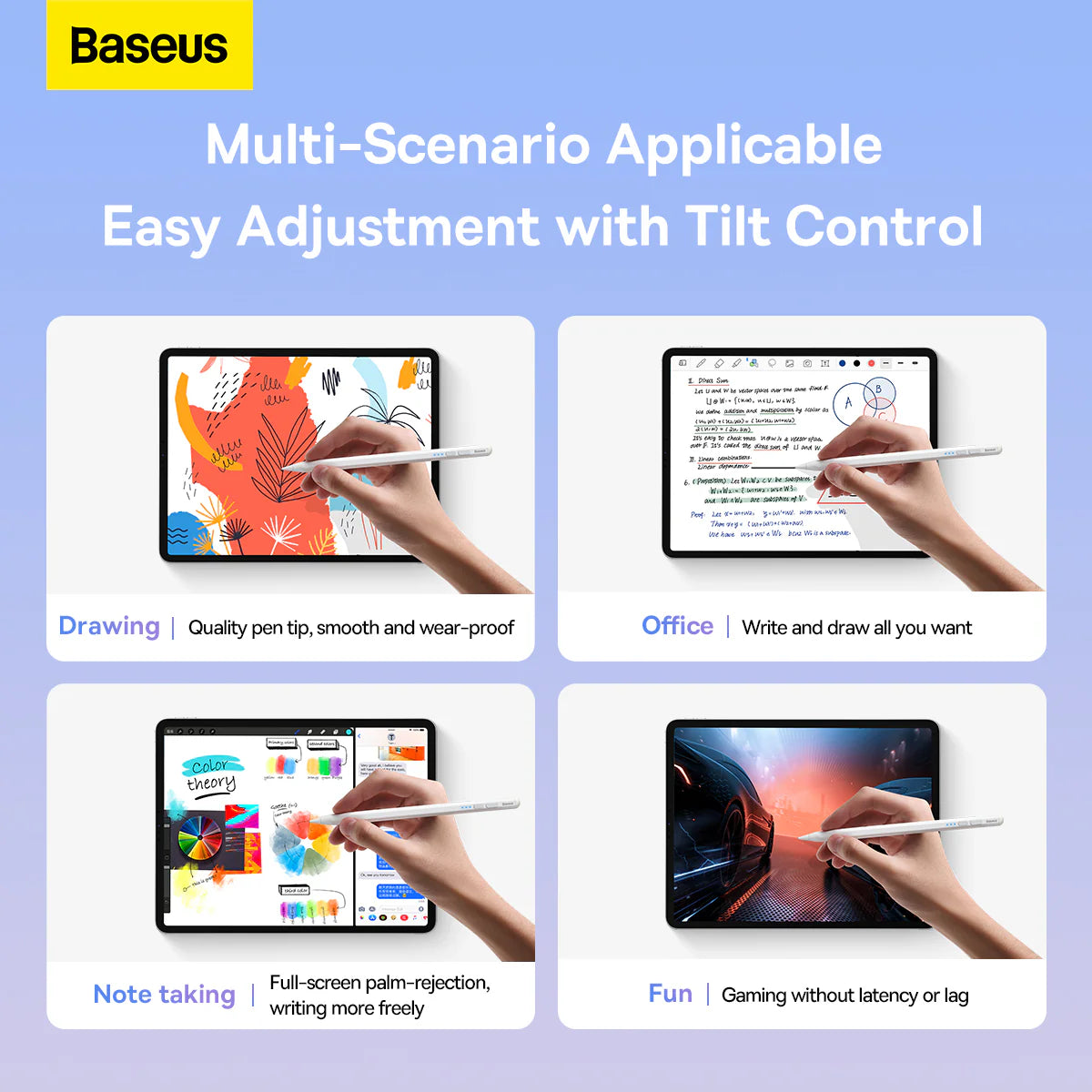Baseus Smooth Writing Active Stylus Pen with LED Indicators