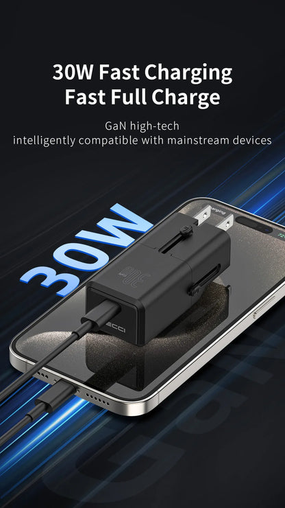 Recci RCG-P07 30W PD USB-C GaN Fast Charger