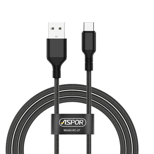 Aspor AC-25XL USB to Micro Cable, 3 Meter