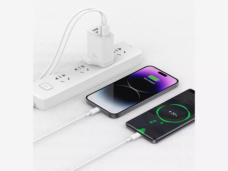 Recci RC57U 30W Fast Charging 4 USB Multi-Port Charging Adapter