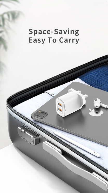 RECCI RC53U Dual USB Port Travel Charger