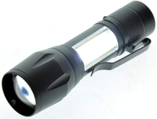 513 Telescopic Zoom Flashlight COB + XPE LED