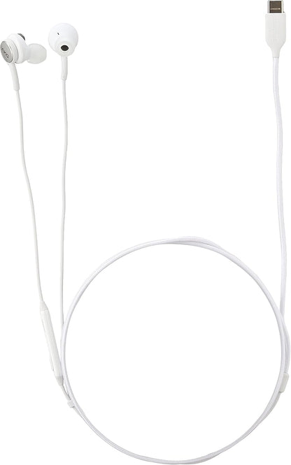 Samsung EO-IC100 Type-C Earphones -White, AKG-Tuned Sound, Global Version