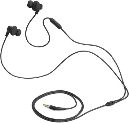 JBL Endurance Run 2 Wired, 3.5mm, Black, Sweat proof Sports Earphones with Mic