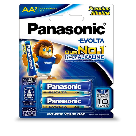 Panasonic Evolta Premium Alkaline Battery - 2 Pcs