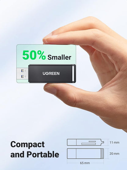 UGREEN 40752 USB 3.0 Card Reader, Dual Slot for SD & Micro SD