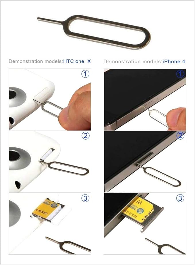 Griffin SIM Card Adapter Toolkit, 4-in-1 Nano, Micro, Standard SIM Converter with Ejector Pin