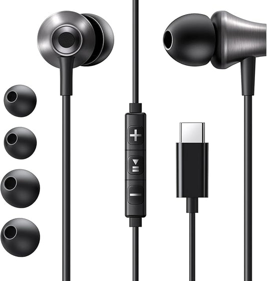 Ugreen 35754 USB-C In-Ear Earphones with Microphone and Noise Cancellation
