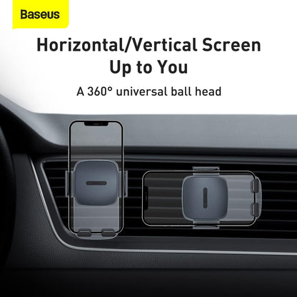 Baseus SUYK000101 Easy Control Clamp Car Mount Holder, Air Outlet Version