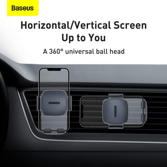Baseus SUYK000101 Easy Control Clamp Car Mount Holder, Air Outlet Version
