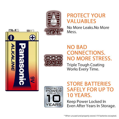 Panasonic Alkaline 9V Battery (1 Piece)
