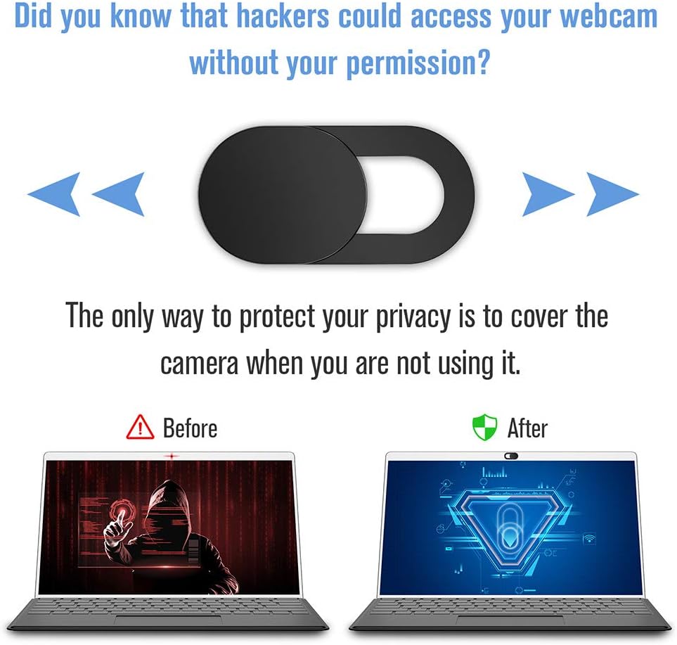 Webcam Cover and Privacy Protection (6 pcs)