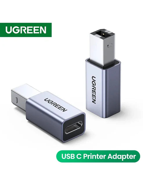 UGREEN 20120 USB-C to USB-B 2.0 Adapter For Printers, Scanners, Fax Machines & More