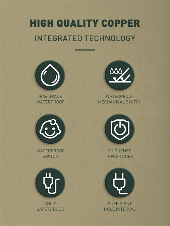LDNIO SC4408C Power Strip, 4 Sockets + 4 USB Ports, 2500W, 2 Meters