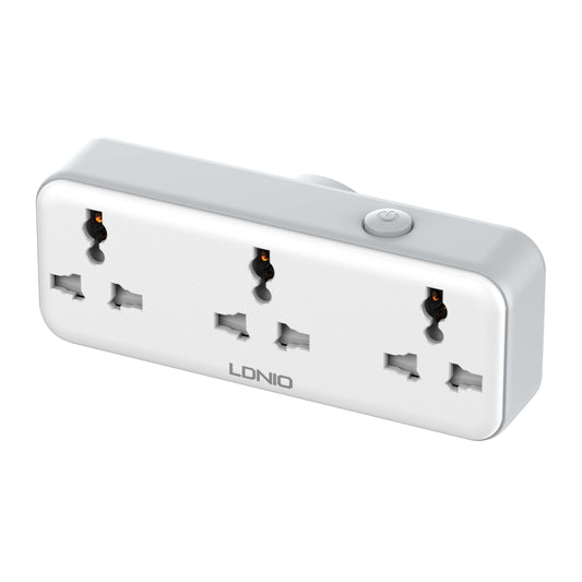LDNIO SC3317 2500W Universal Rotatable Extension With 3 Power Sockets with USB
