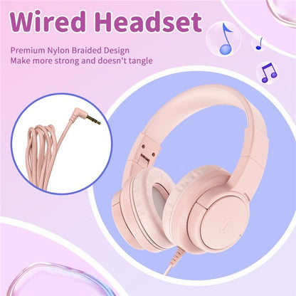 WiWU KTD-01 3.5mm Wired Foldable Over-Ear Headphone- Blue