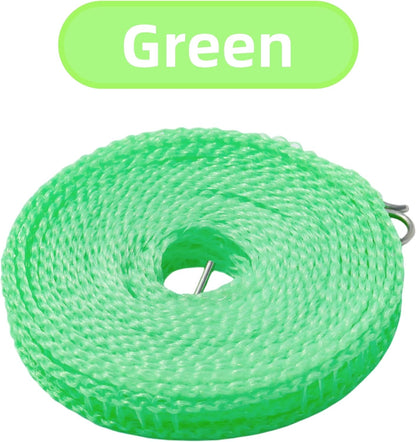 Qiaoxifu Non-slip, Windproof, Nylon Clothesline – 8 Meter