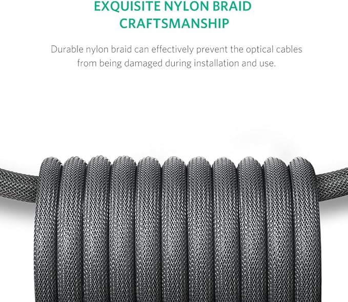 UGREEN 10542 Toslink Audio Optical Cable, 1.5 Meter