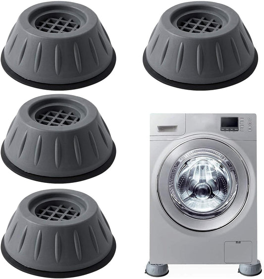 Anti Vibration 4 piece Pads for Washing Machine Shock and Noise Cancellation