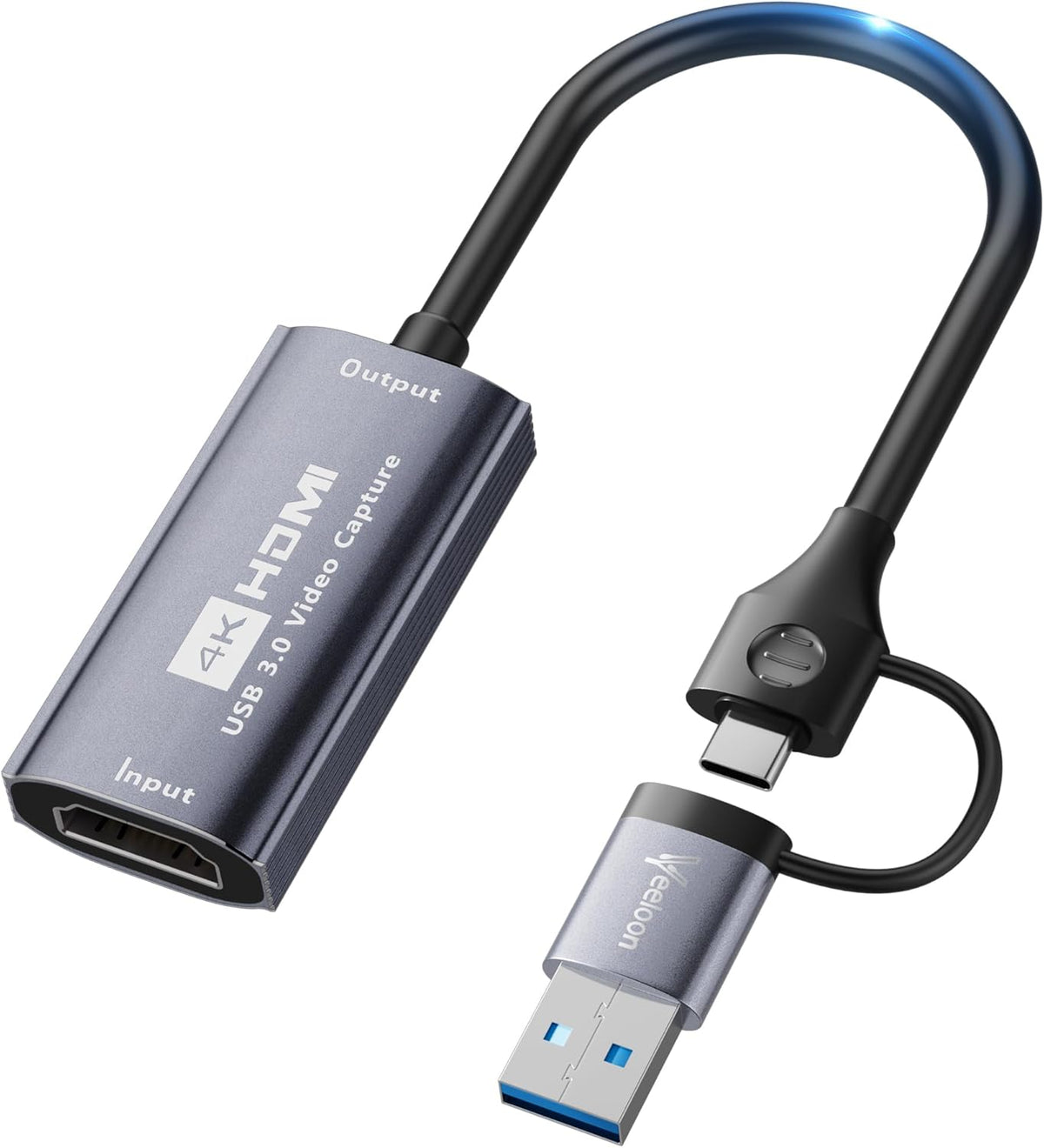 Visual Capture Cable HDTV Video Capture with Type‑C and USB support – Digital Kade