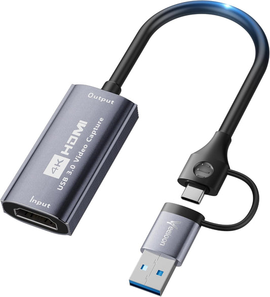 HDTV Video Capture with Type‑C and USB support