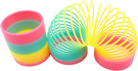 A70 Plastic Rainbow Magic Spring Toy