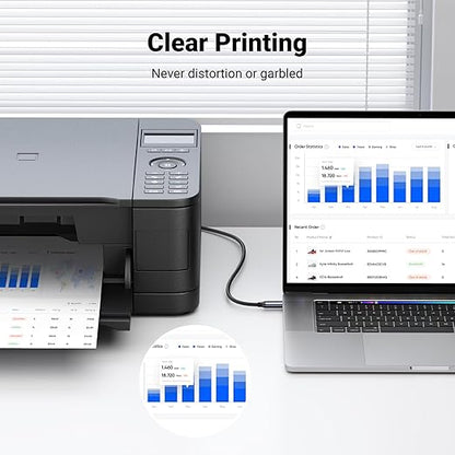UGREEN 80811 USB-C to USB-B 2.0 Printer Cable, 1 Meter