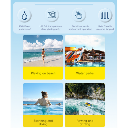 Yesido WB10 Waterproof Phone Case, Floating Airbag Design, Touchscreen Safe, IPX8 Rated