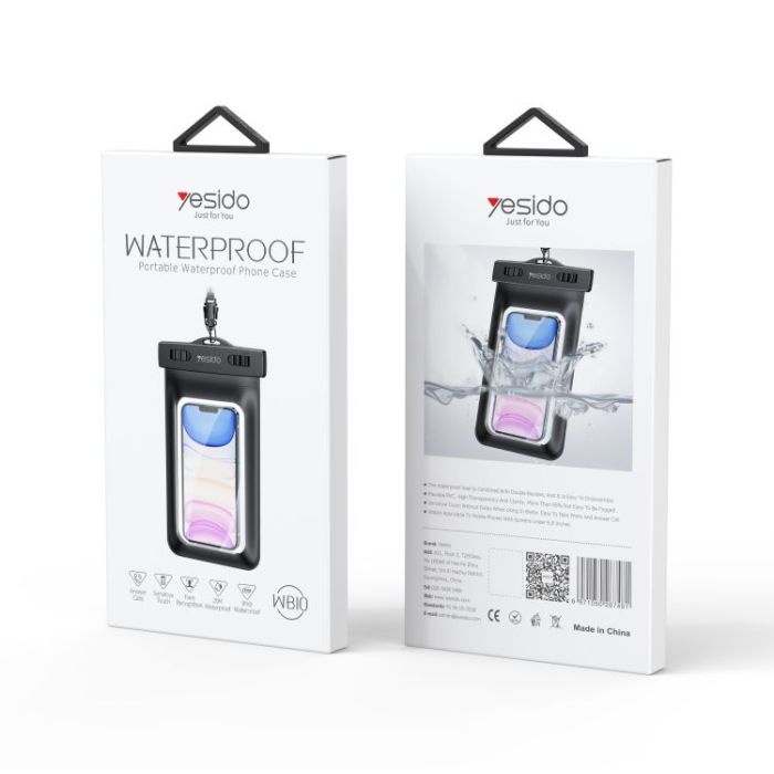 Yesido WB10 Waterproof Phone Case, Floating Airbag Design, Touchscreen Safe, IPX8 Rated