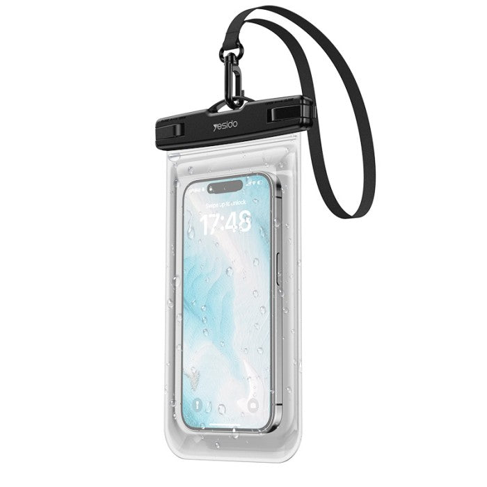 Yesido WB49 Waterproof Phone Bag, Touchscreen Safe, One-Touch Lock, 30M Protection