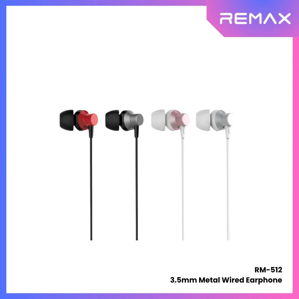 Remax RM‑512 3.5mm Wired Earphone